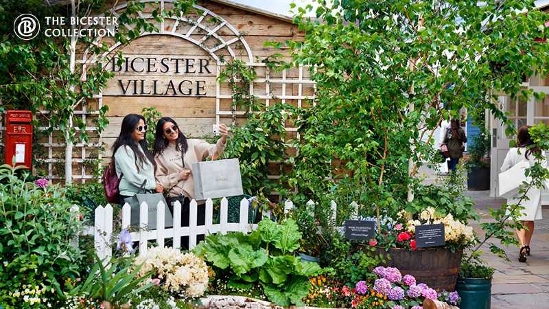 garden of Bicester village